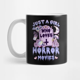 Just A Girl Who Loves Horror Movies - Pastel Goth Mug